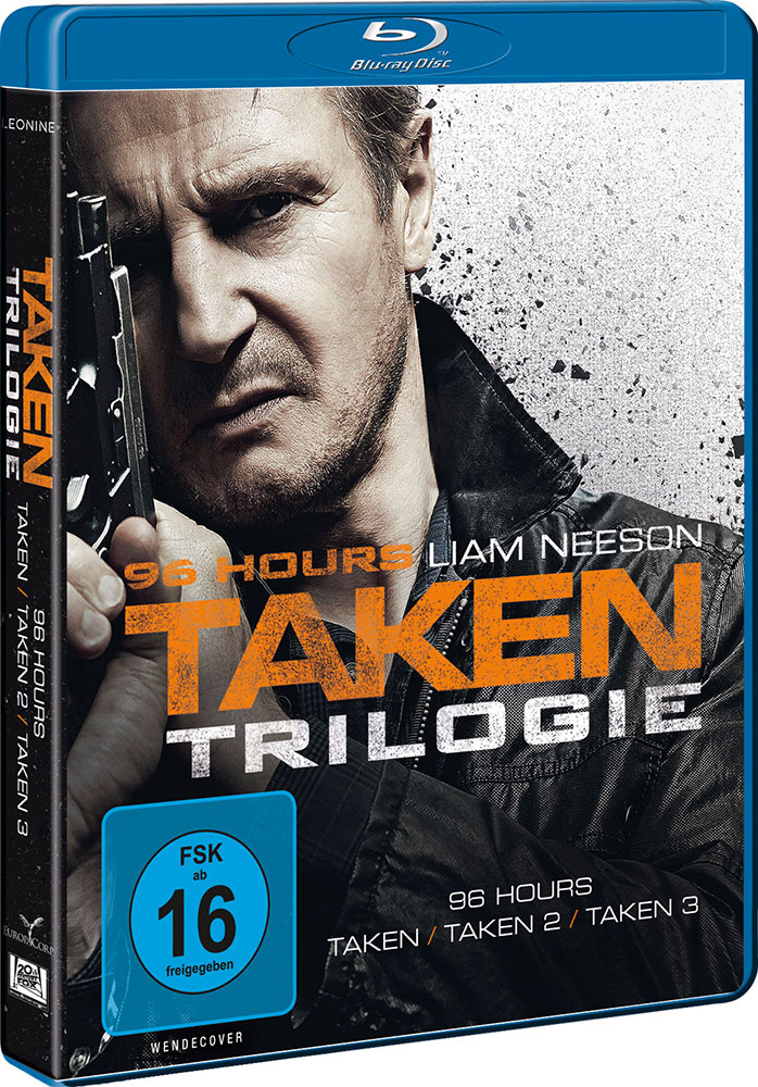 96 HOURS - TAKEN 1-3 (Blu-Ray) (3Discs) - Uncut