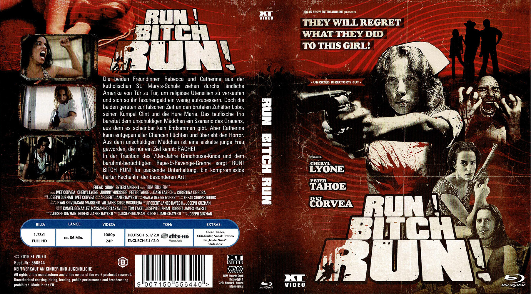 RUN BITCH RUN! (Blu-Ray+DVD) - Uncut