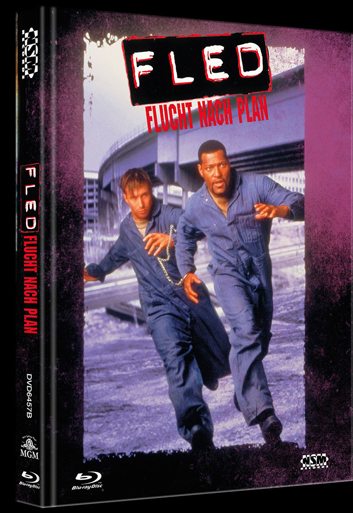 FLED - FLUCHT NACH PLAN (Blu-Ray+DVD) - Cover B - Mediabook - Limited 333 Edition - Uncut