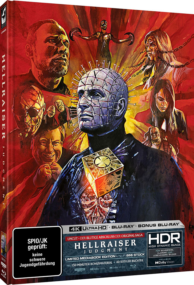 HELLRAISER: JUDGMENT (4K UHD+2Blu-Rays) - Cover A - Mediabook - Limited 666 Edition HELLRAISER: JUDGMENT (4K UHD+2Blu-Rays) - Cover A - Mediabook - Limited 666 Edition