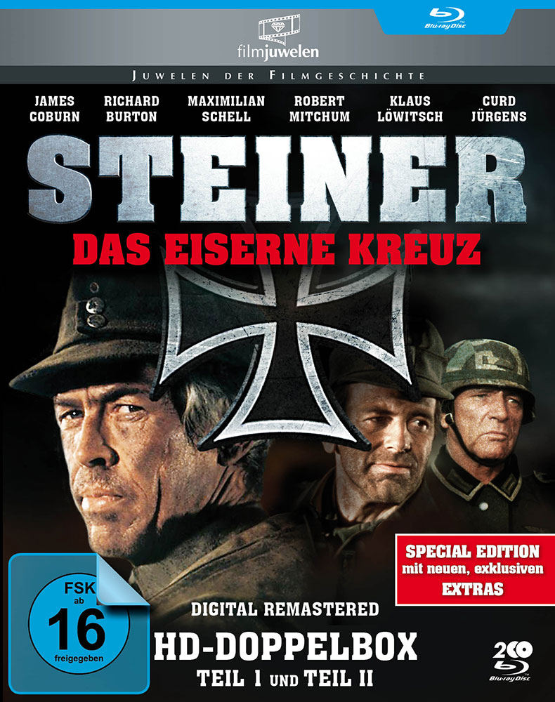 STEINER - DAS EISERNE KREUZ - Teil 1&2 (Blu-Ray) (2Discs)