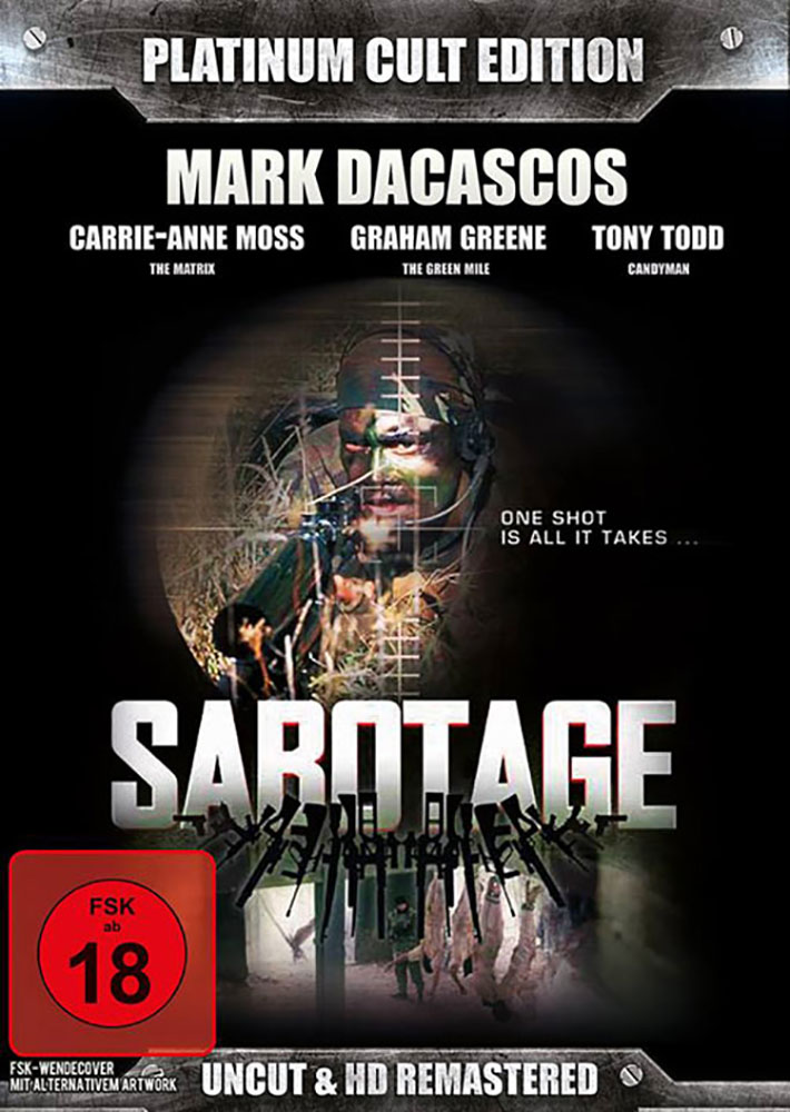 SABOTAGE (1996) - Platinum Cult Edition (2DVD) - Uncut