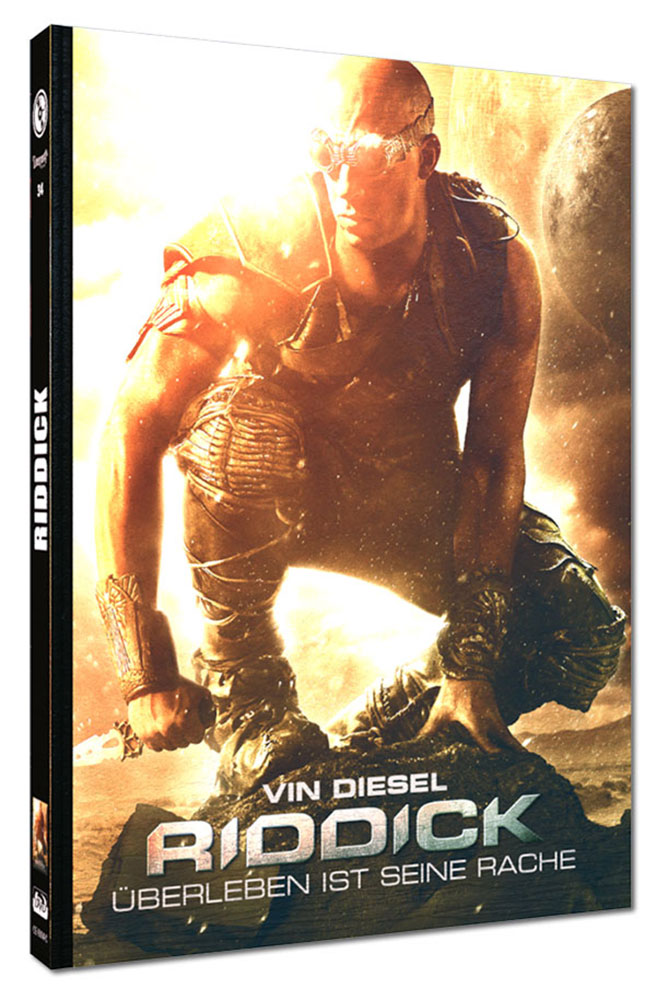 RIDDICK - ÜBERLEBEN IST SEINE RACHE (Blu-Ray+DVD) - Cover C - Mediabook - Limited 222 Edition