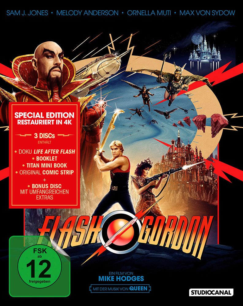 FLASH GORDON (Blu-Ray) (3Discs) - Special Edition im Schuber