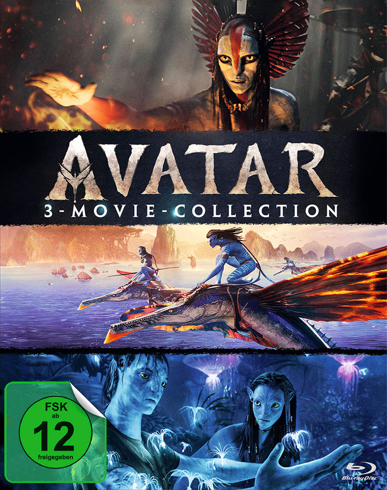 AVATAR 3-MOVIE-COLLECTION (Blu-Ray) (3Discs)