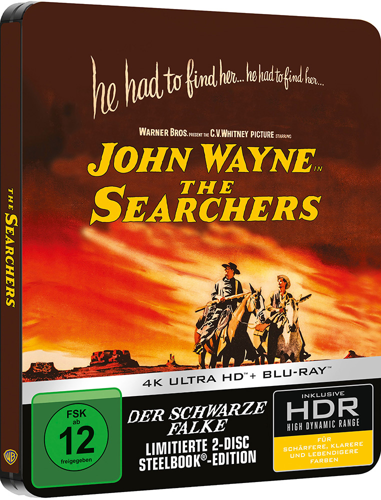 SCHWARZE FALKE, DER (4K UHD+Blu-Ray) - SteelBook - Limited Edition