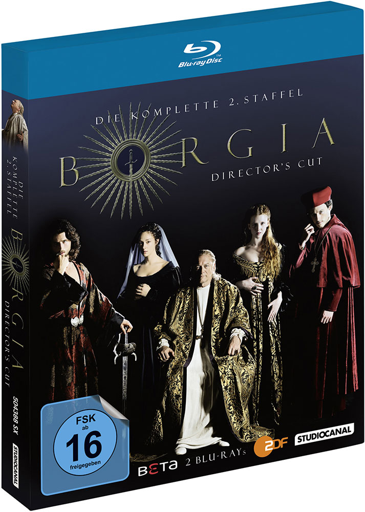 BORGIA - Die komplette 2. Staffel (Blu-Ray) (2Discs) - Directors Cut - Uncut
