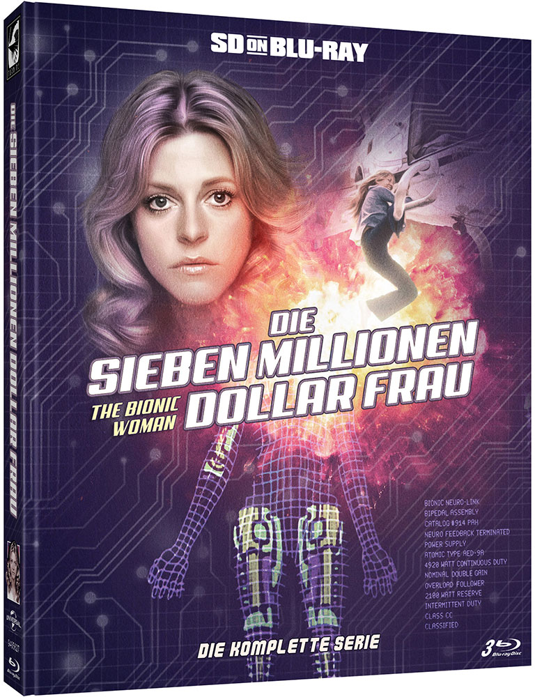 SIEBEN-MILLIONEN-DOLLAR-FRAU, DIE - Die komplette Serie (Blu-Ray) (3Discs) - Mediabook