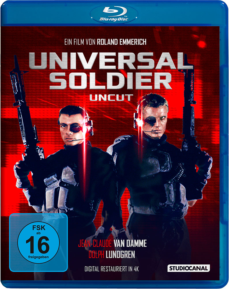 UNIVERSAL SOLDIER (Blu-Ray) - Uncut - 4K Remastered