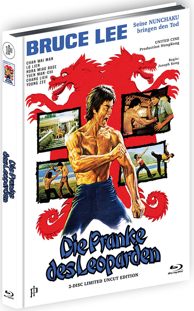 BRUCE LEE - DIE PRANKE DES LEOPARDEN (Blu-Ray+DVD) - Cover A - Limited 250 Edition - Mediabook