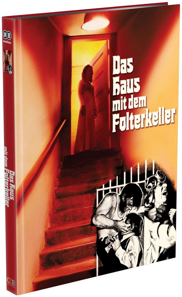 HAUS MIT DEM FOLTERKELLER, DAS (Blu-Ray+DVD) - Cover A - Mediabook - Limited 250 Edition - Uncut