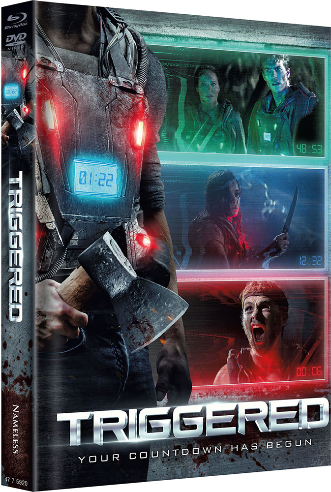 TRIGGERED (Blu-Ray+DVD) - Cover B - Mediabook - Limited 333 Edition - Uncut