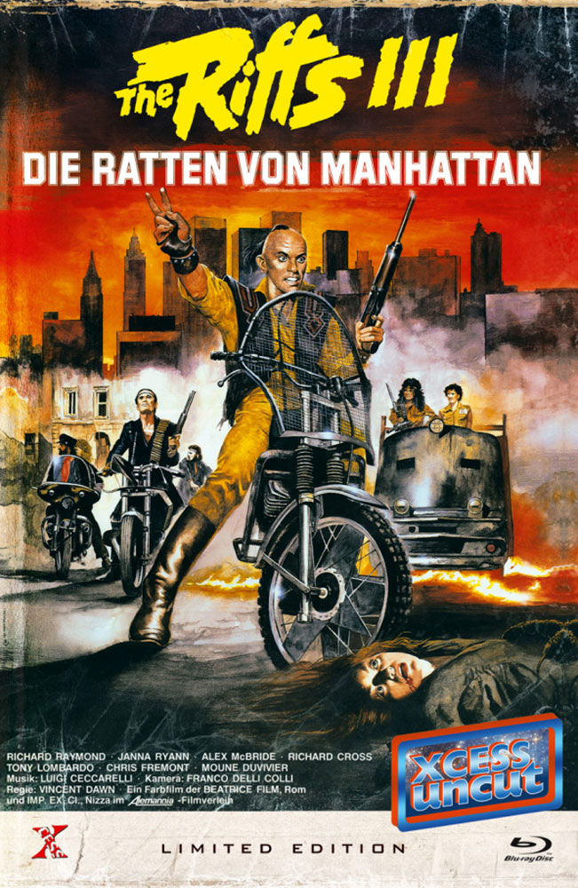 RIFFS 3, THE - DIE RATTEN VON MANHATTEN (Blu-Ray) - große Hartbox - Limited 88 Edition - Uncut