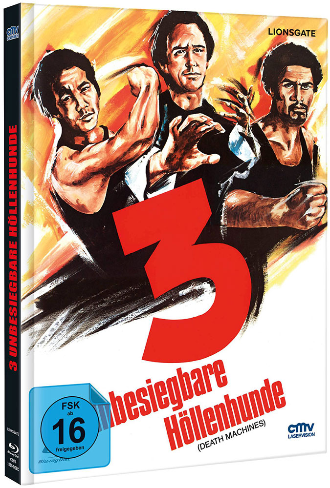 3 UNBESIEGBARE HÖLLENHUNDE (DEATH MACHINES) (Blu-Ray+DVD) - Cover C - Mediabook - Limited Edition