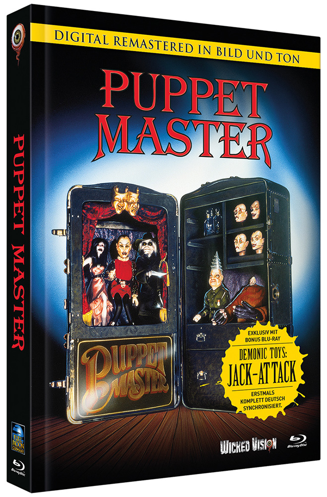 PUPPET MASTER 1 / DEMONIC TOYS: JACK ATTACK (Blu-Ray) (2Discs) - Cover B - Mediabook - Limited 222 Edition
