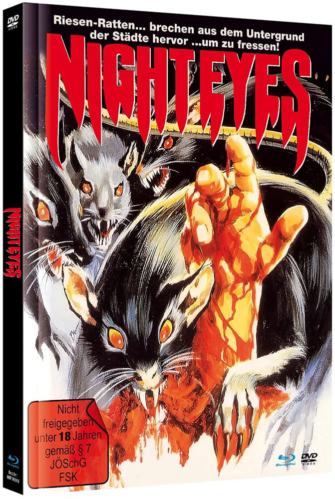 NIGHT EYES (Blu-Ray+DVD) - Cover B - Mediabook - Limited 500 Edition