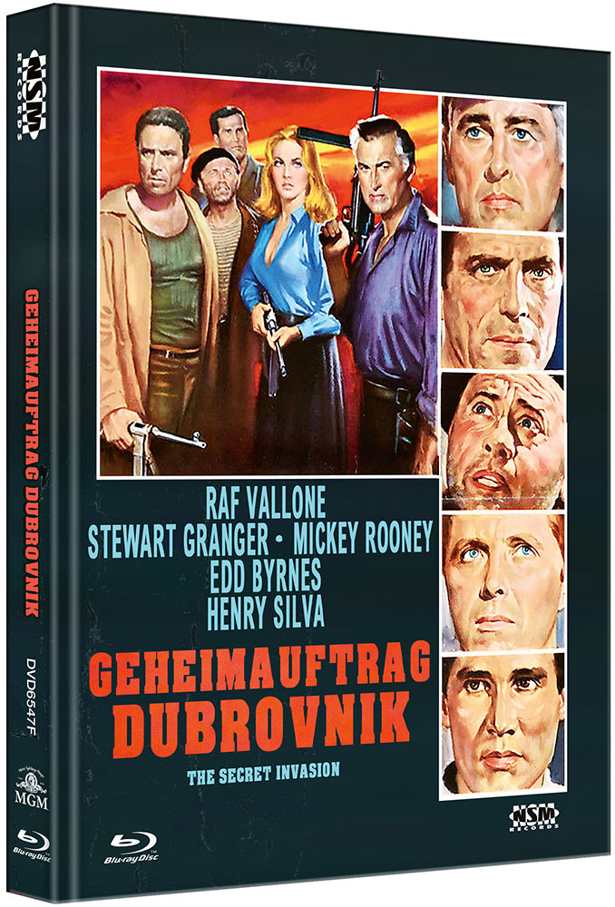GEHEIMAUFTRAG DUBROVNIK (SECRET INVASION) (Blu-Ray+DVD) - Cover F - Mediabook - Limited 111 Edition GEHEIMAUFTRAG DUBROVNIK (SECRET INVASION) (Blu-Ray+DVD) - Cover F - Mediabook - Limited 111 Edition