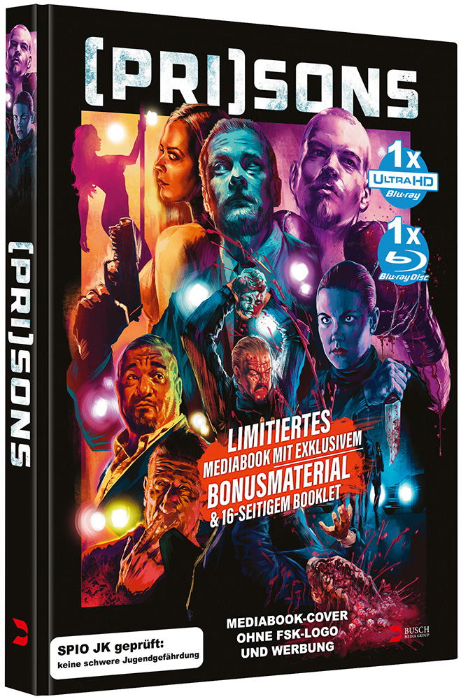 (PRI)SONS (4K UHD+Blu-Ray) - Mediabook - Limited 1000 Edition - Uncut