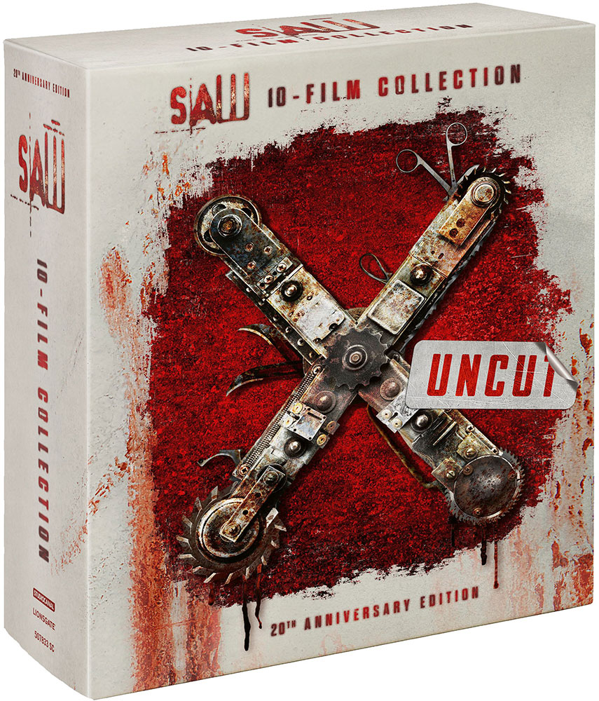 SAW 1-10 (Blu-Ray) - Gesamtedition (11Discs) - Uncut Version - Digipak - 20th Anniversary