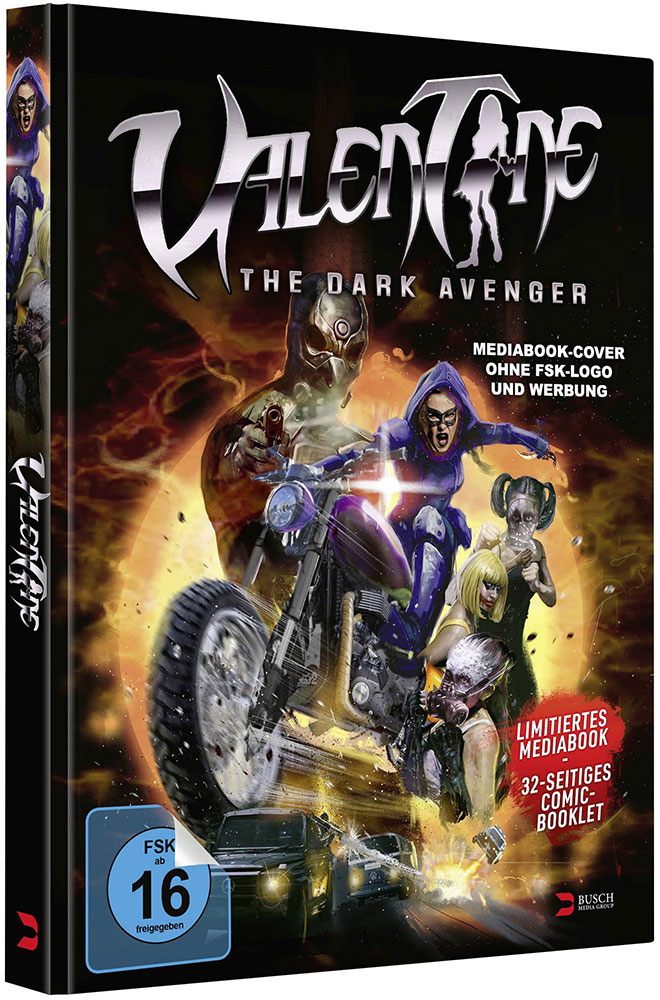 VALENTINE - THE DARK AVENGER (Blu-Ray+DVD) - Cover B - Mediabook - Limited 1000 Edition