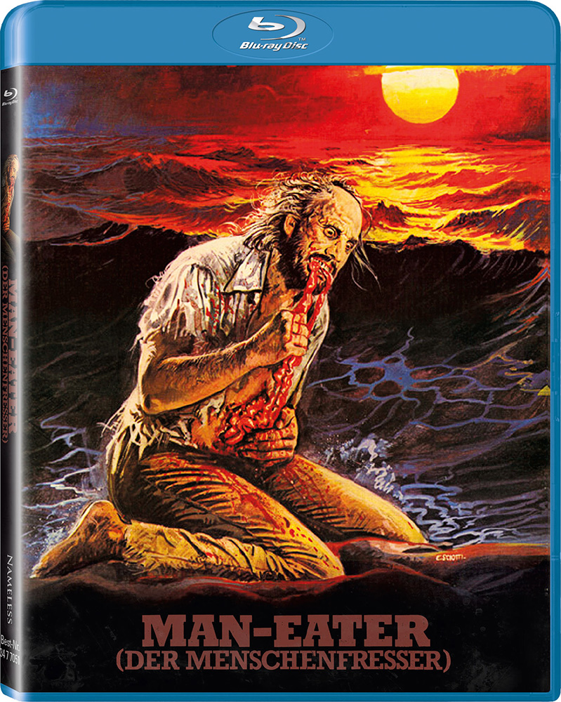 MAN-EATER - DER MENSCHENFRESSER (Blu-Ray) (2Discs) - Limited 1000 Edition - Uncut