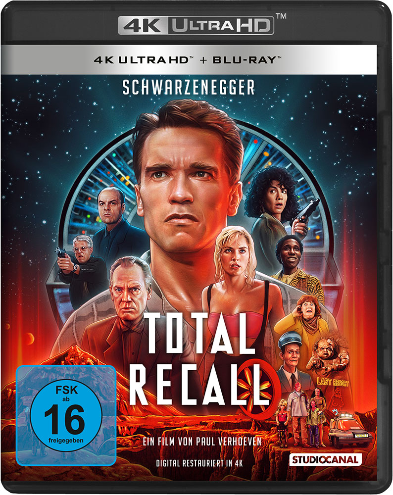TOTAL RECALL - TOTALE ERINNERUNG (4K UHD+Blu-Ray) - Uncut