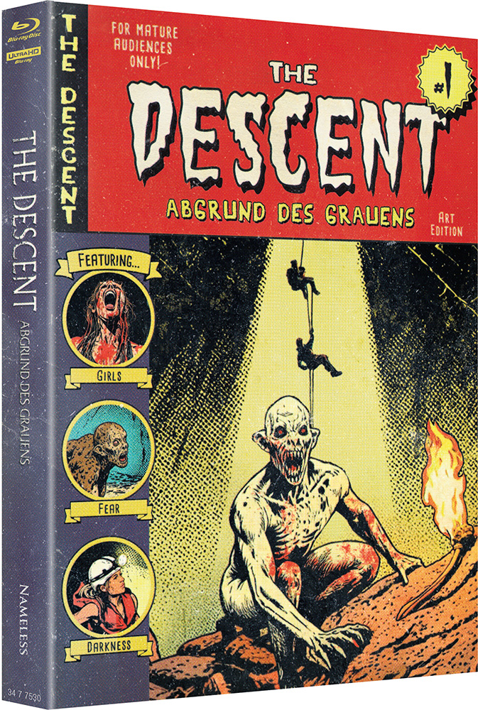 DESCENT - ABGRUND DES GRAUENS, THE (4K UHD+Blu-Ray) - Cover A - Mediabook - Limited 333 Edition