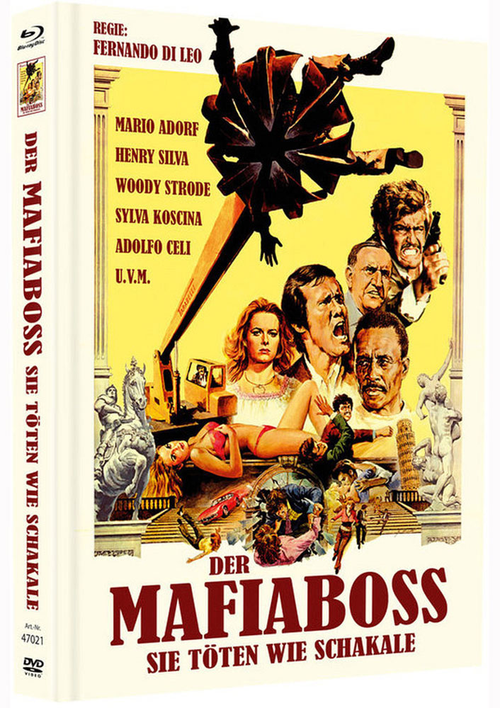 MAFIABOSS, DER - SIE TÖTEN WIE SCHAKALE (Blu-Ray+DVD) - Cover B - Mediabook - Limited 111 Edition