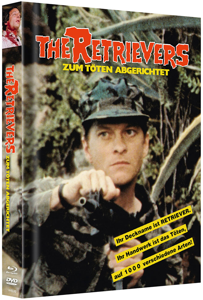 RETRIEVERS, THE - ZUM TÖTEN ABGERICHTET (Blu-Ray+DVD) - Cover D - Mediabook - Limited 99 Edition