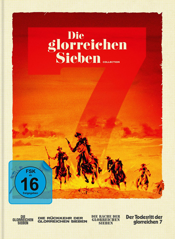 GLORREICHEN SIEBEN COLLECTION, DIE (4K UHD+5Blu-Rays) - Limited 4-Movie Collection Edition - Neuauflage