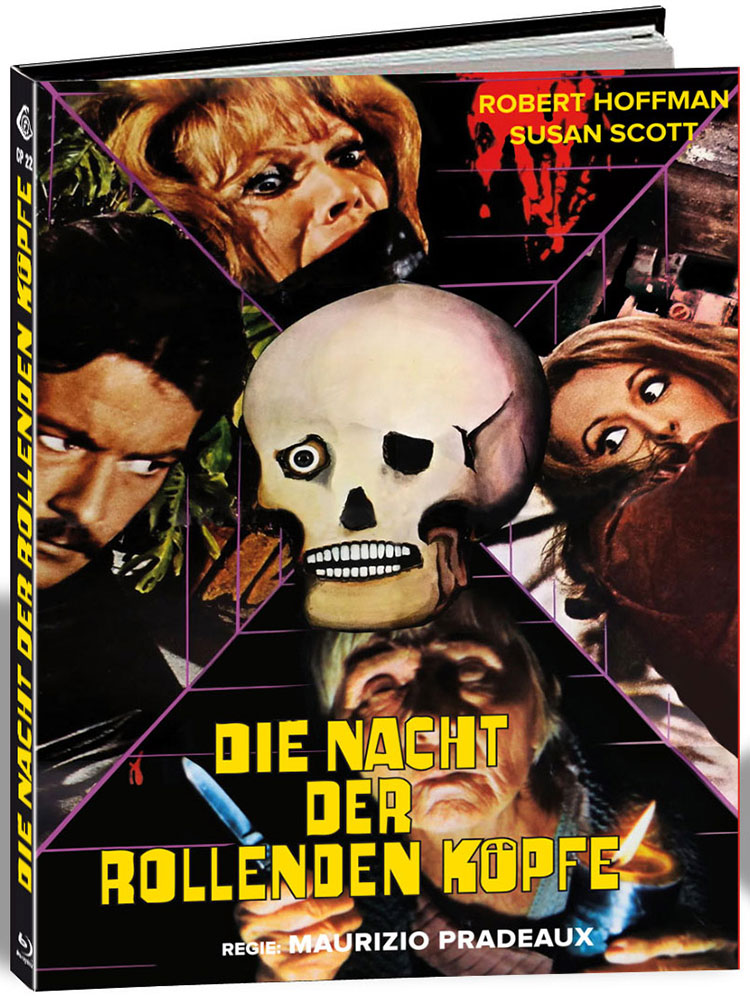 NACHT DER ROLLENDEN KÖPFE, DIE (PASSI DI DANZA SU UNA LAMA DI RASOIO) (Blu-Ray) - Cover A - Mediabook - Limited 500 Edition