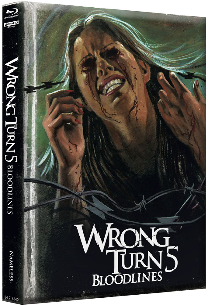 WRONG TURN 5 - BLOODLINES (4K UHD+Blu-Ray) - Cover B - Mediabook (Wattiert) - Limited 222 Edition