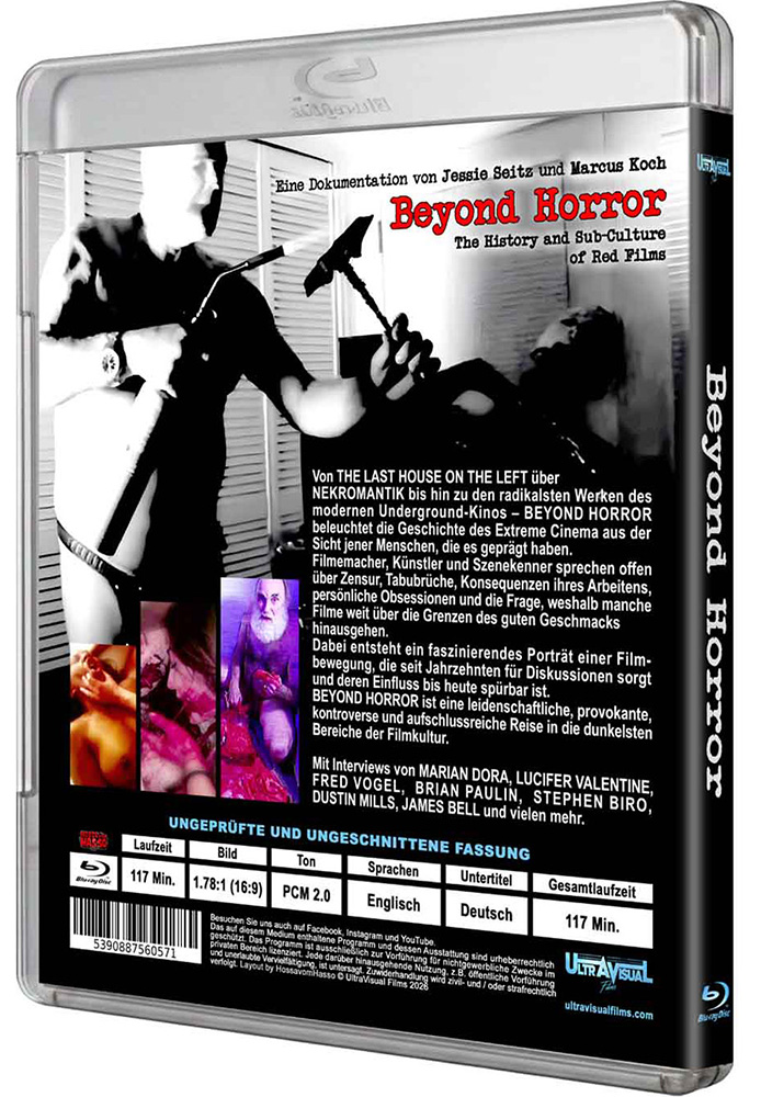BEYOND HORROR: THE HISTORY AND SUB-CULTURE OF RED FILMS (Blu-Ray)