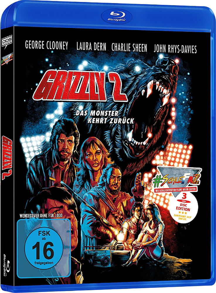 GRIZZLY 2 (Blu-Ray+2DVD) - Cover A - inkl. SchleFaZ Fassung & Workprint