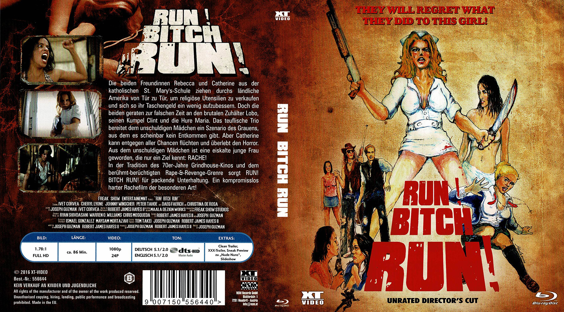 RUN BITCH RUN! (Blu-Ray+DVD) - Uncut