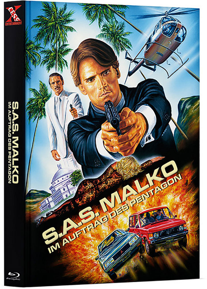S.A.S. MALKO - IM AUFTRAG DES PENTAGON (Blu-Ray+DVD) - Cover C - Mediabook - Limited 222 Edition