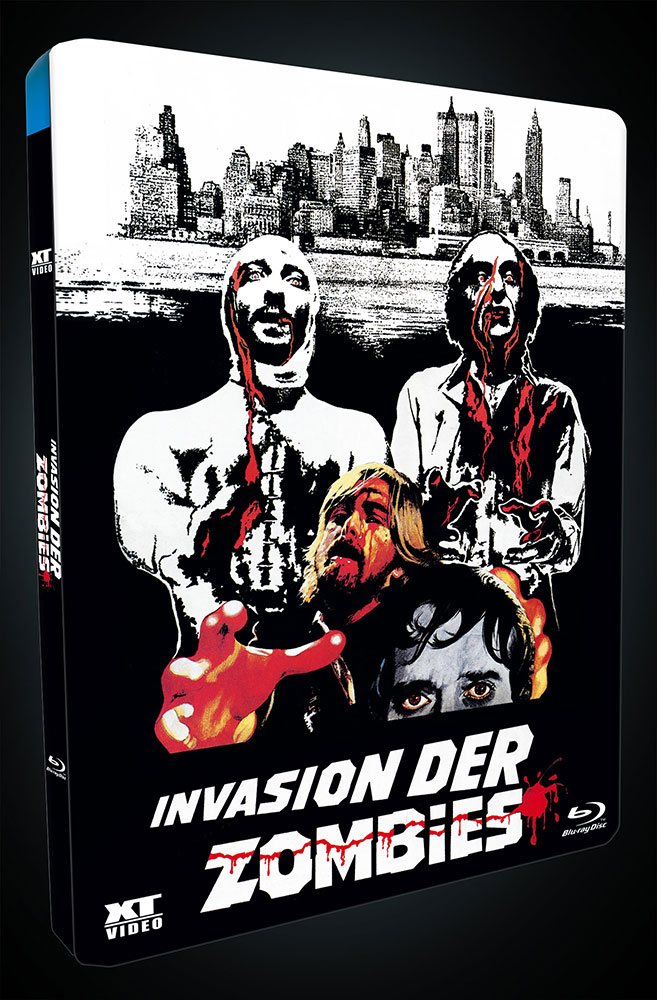 INVASION DER ZOMBIES (DAS LEICHENHAUS DER LEBENDEN TOTEN) (Blu-Ray) - Metalpak - Uncut