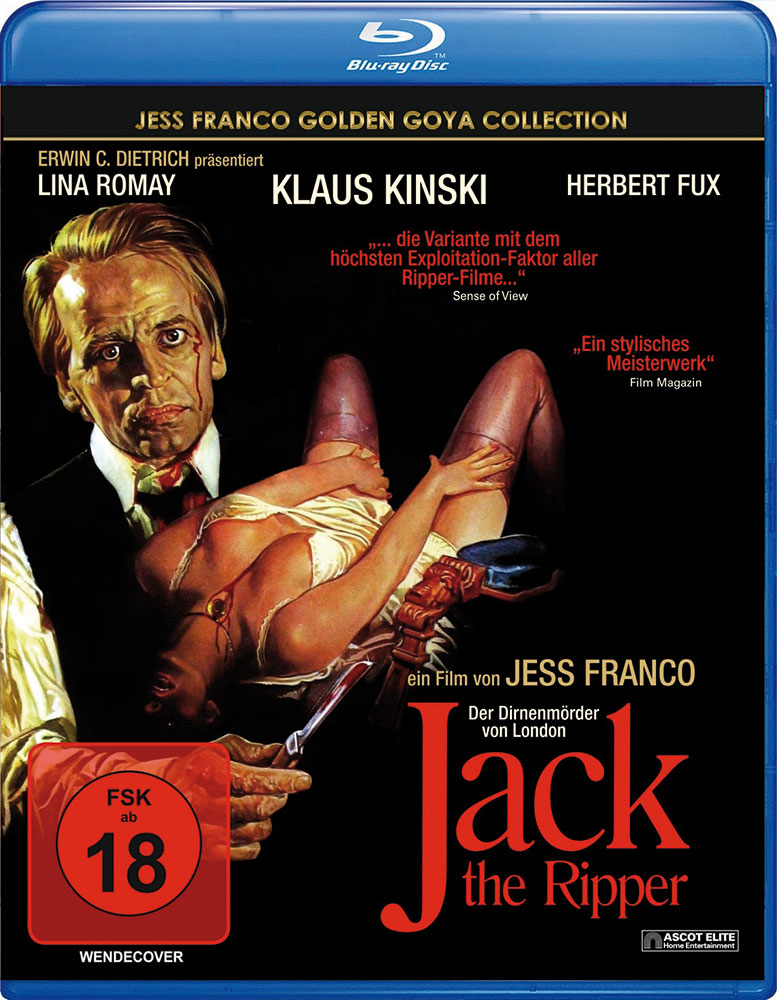 JACK THE RIPPER - DER DIRNENMÖRDER VON LONDON (Blu-Ray) - Klaus Kinski - Jess Franco Golden Goya