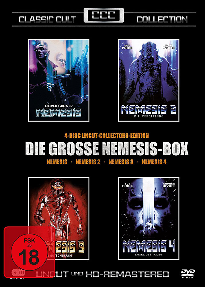 GROSSE NEMESIS BOX - Teil 1-4 (4DVD) - Classic Cult Collection