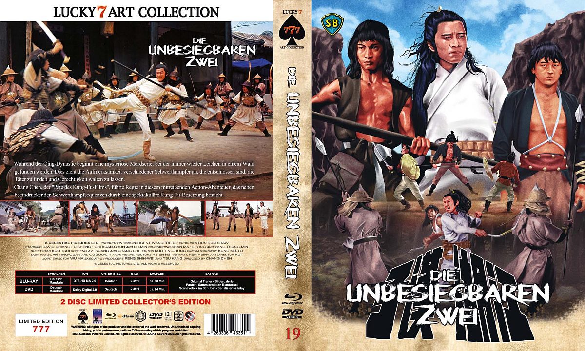 UNBESIEGBAREN ZWEI, DIE (Blu-Ray+DVD) - Display Edition - Limited 77 Edition - Uncut