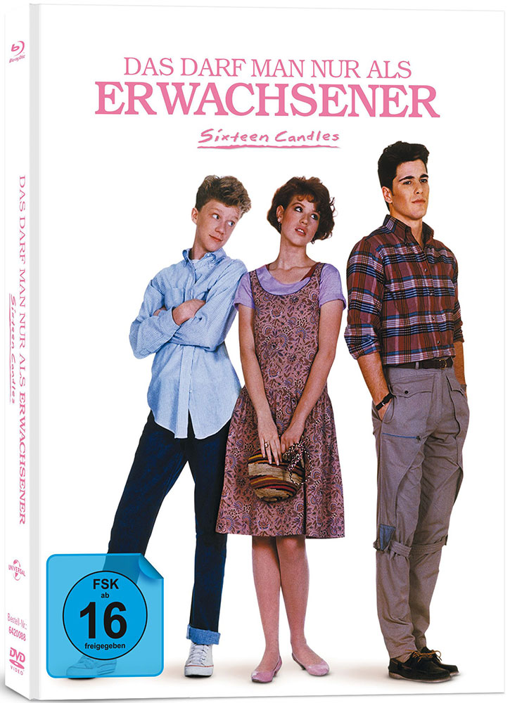 DAS DARF MAN NUR ALS ERWACHSENER - SIXTEEN CANDLES (BD+DVD) - Extended Cut - Mediabook Limited Ed.