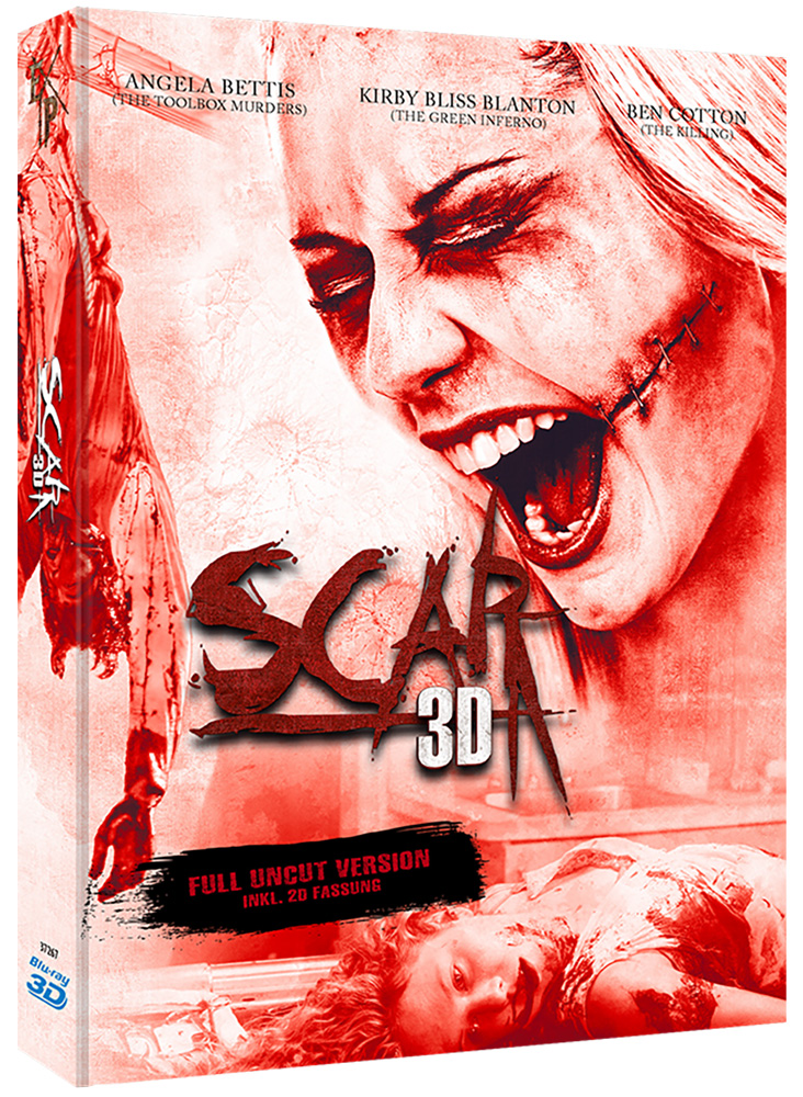 SCAR (Blu-Ray 3D) - Cover A - Mediabook - Limited 222 Edition - 2D & 3D Version - Uncut SCAR (Blu-Ray 3D) - Cover A - Mediabook - Limited 222 Edition - 2D & 3D Version - Uncut