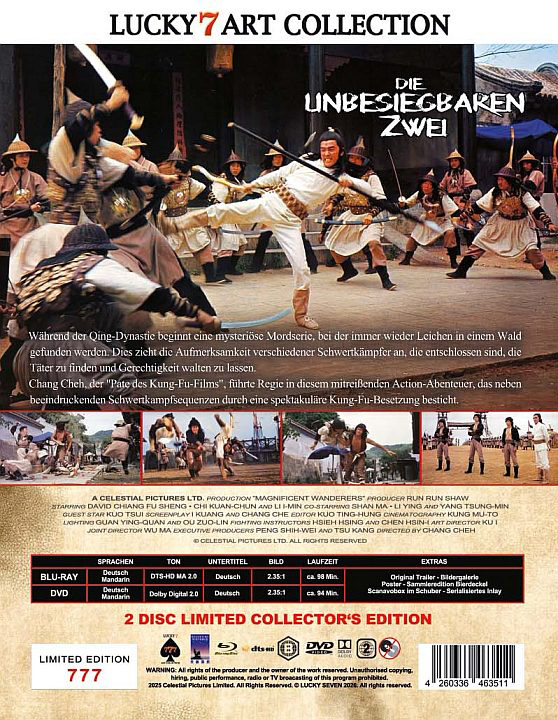 UNBESIEGBAREN ZWEI, DIE (Blu-Ray+DVD) - Display Edition - Limited 77 Edition - Uncut