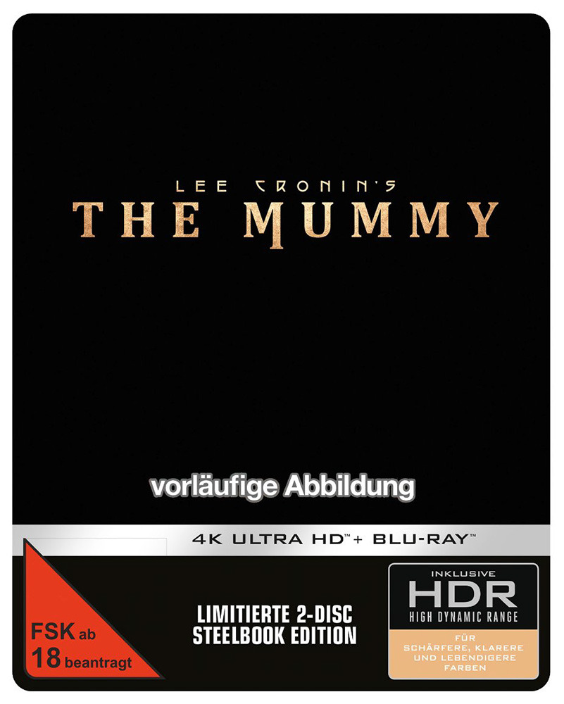 LEE CRONIN'S THE MUMMY (4K UHD+Blu-Ray) - SteelBook - Limited Edition