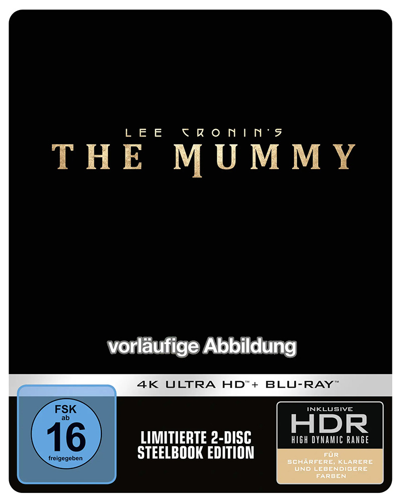 LEE CRONIN'S THE MUMMY (4K UHD+Blu-Ray) - SteelBook - Limited Edition
