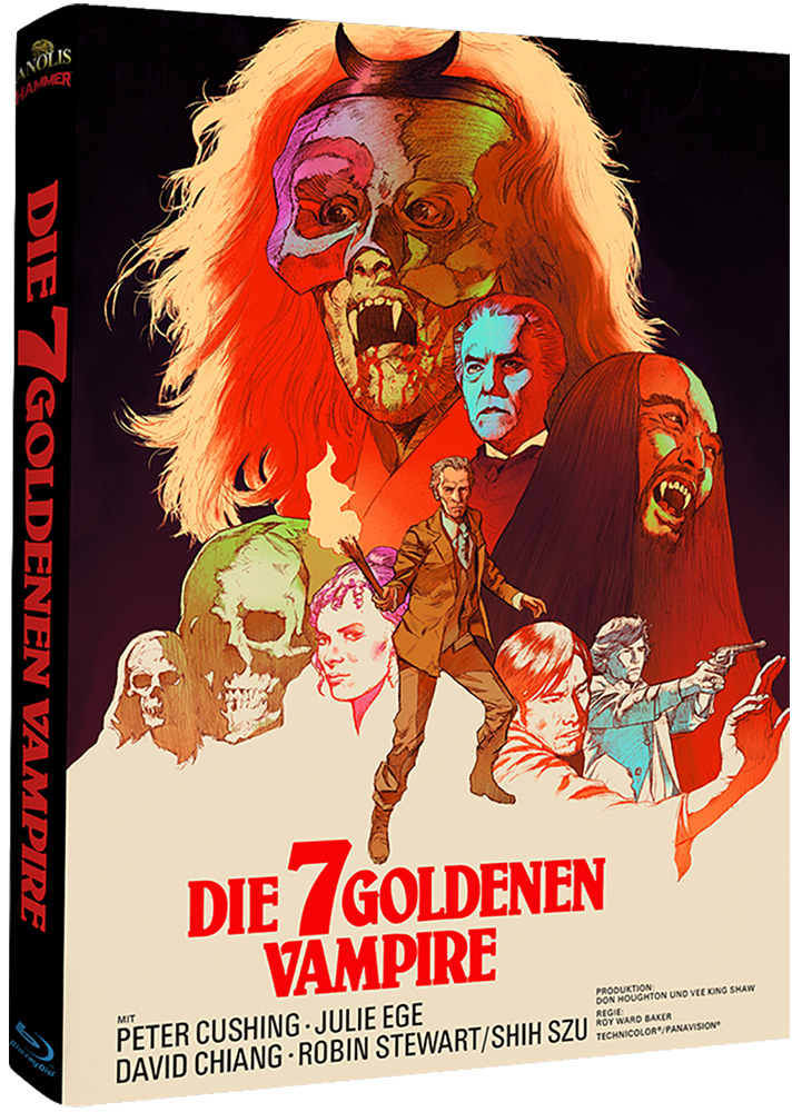 7 GOLDENEN VAMPIRE, DIE (Blu-Ray) - Cover D - Mediabook - Limited Edition