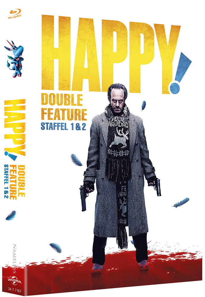 HAPPY! - Staffel 1&2 (Blu-Ray) (4Discs) - Cover A - Mediabook - Limited 333 Edition