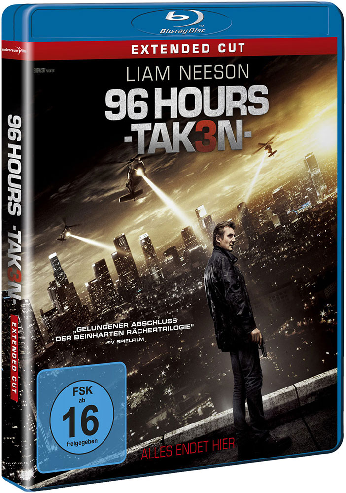 96 HOURS - TAKEN 3 (Blu-Ray) - Extended Cut - Uncut