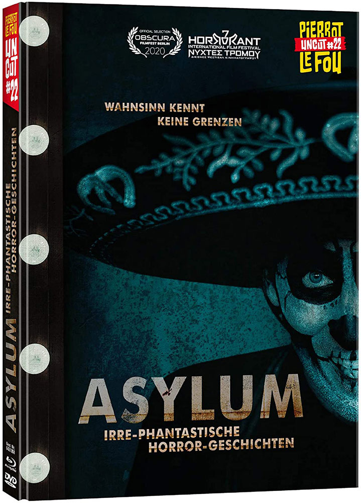 ASYLUM - IRRE-PHANTASTISCHE HORROR-GESCHICHTEN (Blu-Ray+DVD) - Cover C - Mediabook -Limited Edition
