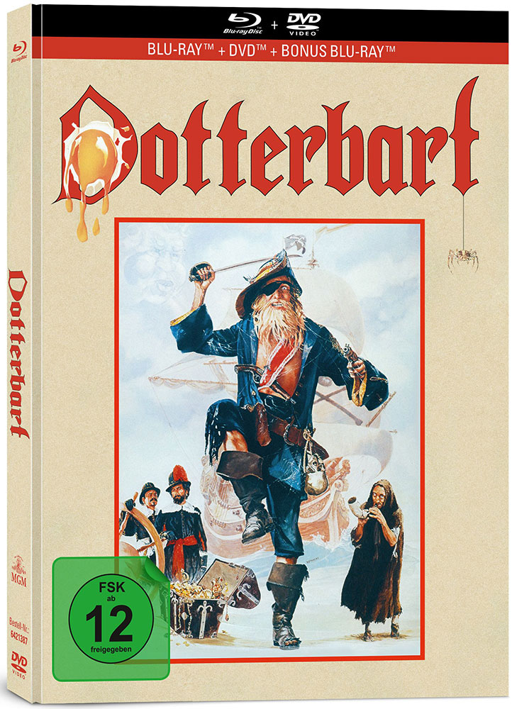 DOTTERBART (MONTY PYTHON AUF HOHER SEE) (Blu-Ray+DVD) (3Discs) - Limited Mediabook Edition